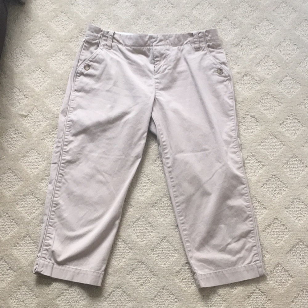 Khaki capris